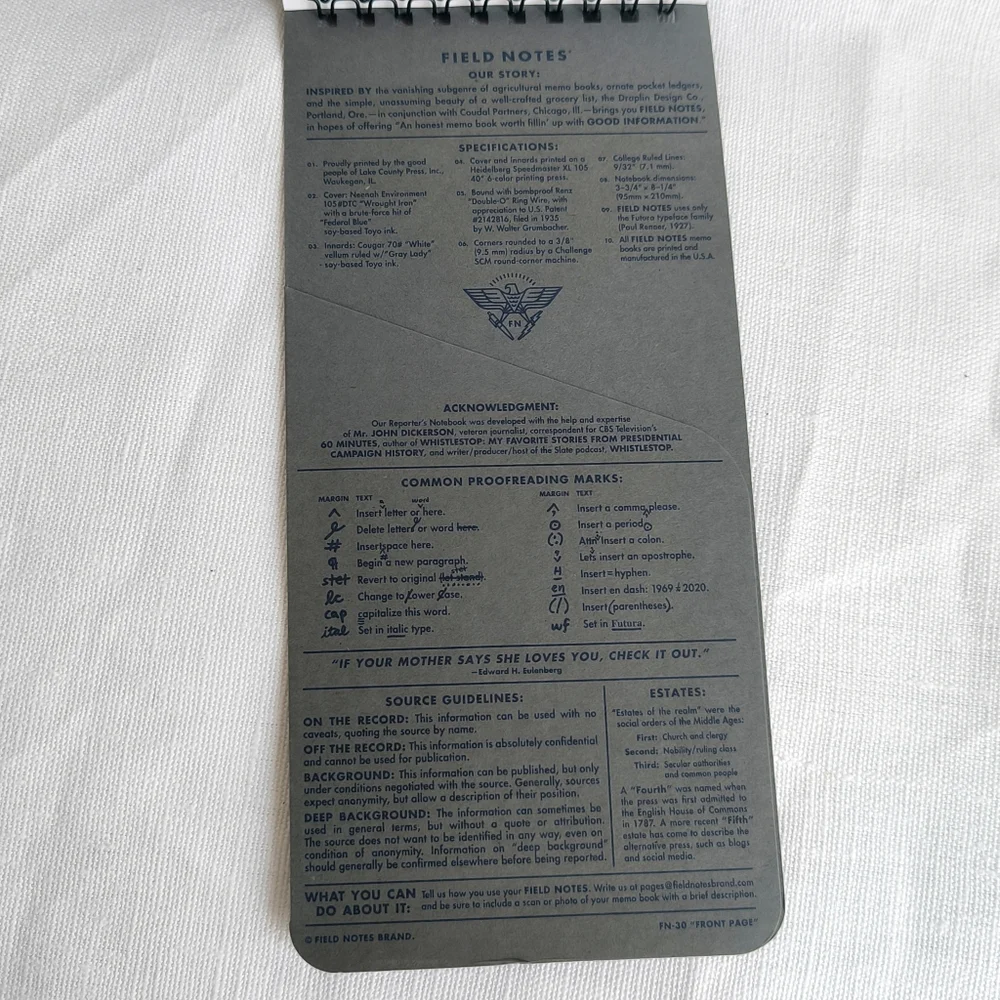Notebook bundle including Leuchtturm1917 & Field Notes reporter notebooks - Picture 15 of 15